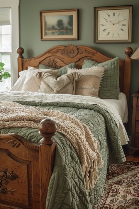 29 Sage Green Farmhouse Bedroom Ideas for a Fresh Update - My Elegant Home