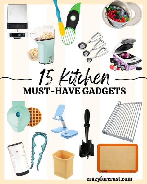 Top Kitchen Gadgets, Best Macaroni Salad, Pumpkin Cream Cheese Muffins, Waffle Cookies, Must Have Kitchen Gadgets, Cream Cheese Muffins, Tater Tot Casserole, Kitchen Games, Kitchen Needs