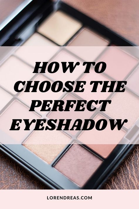 Looking for a better way to choose an eyeshadow color? Ever bought one, only to find it didn't look that great on you? There's a reason for this; it's called color theory. Makeup is art and like painting, knowing how colors work together helps create amazing looks! In this article I share my tips on choosing the right shade of eyeshadow that will make your eyes pop for a natural makeup look. https://lorendreas.com/choosing-the-perfect-eyeshadow-color-how-to-make-your-eyes-pop/ How To Pick Eyeshadow Colors, Color Theory Makeup, Affordable Eyeshadow Palettes, Makeup Is Art, Makeup Stores, Drugstore Eyeshadow, Peachy Eyeshadow, Wedding Makeup For Blue Eyes, Perfect Eyeshadow