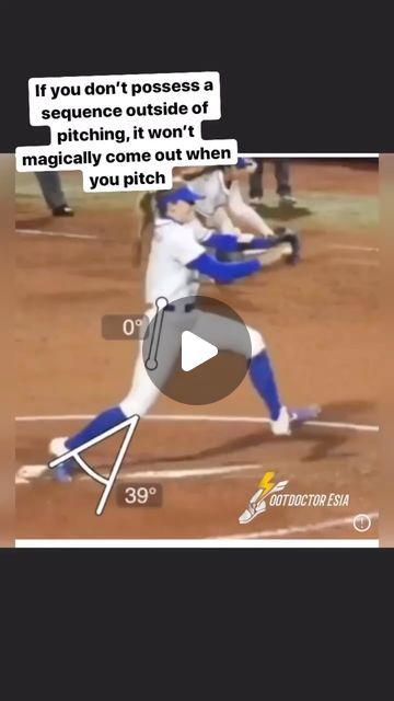 FootDoctor Esia⚡️™️ on Instagram: "Pitching l Delayed Knee Extension 🥎 #pitching #softball #acceleration #training #softball" Softball Equipment List, Pitching Drills Softball, Softball Pitching Videos, Pitching Softball, Fastpitch Softball Quotes, Softball Pitching Drills, Pitching Drills, Softball Pitching, Softball Quotes