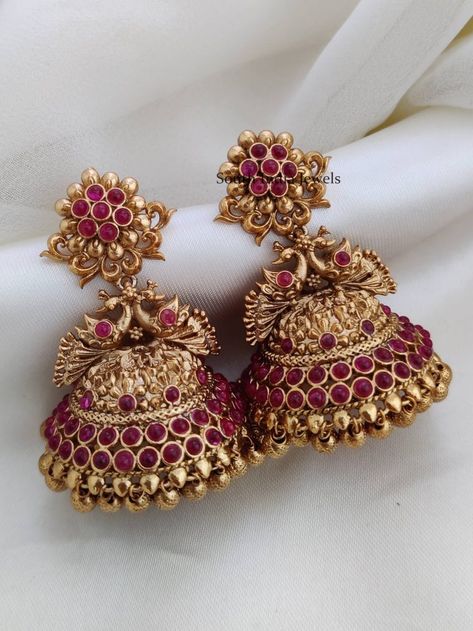 Buy South Indian Earrings & Jhumkas Online - Premium Quality