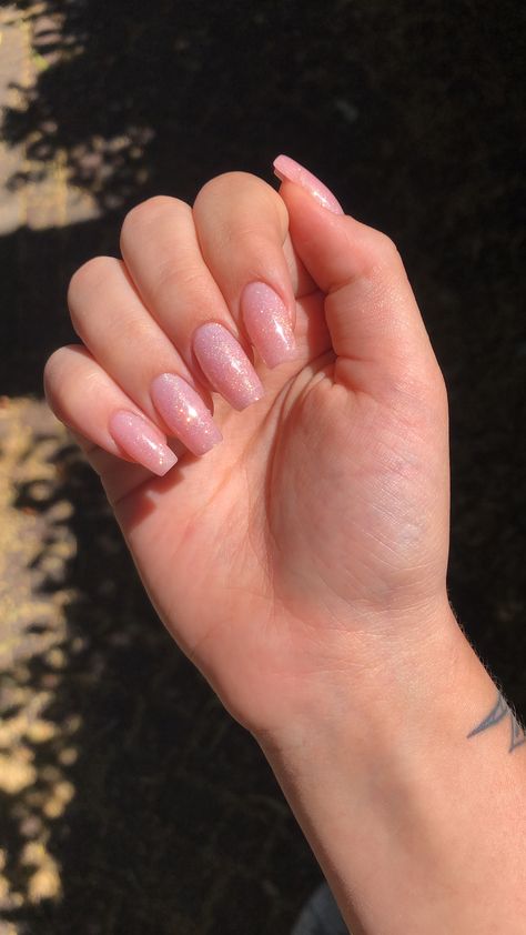 Soft Pink Acrylic Nails Coffin Short, Brilliant Nails, Summer Elegant Nails, Chic Nail Art, Model Nails, Casual Nails, Simple Gel Nails, French Acrylic Nails, Soft Nails