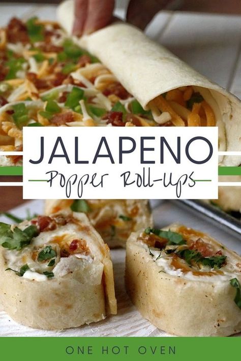 Tortilla Rolls, Pinwheel Recipes, Jalapeno Popper, Best Appetizer Recipes, Appetizers Easy Finger Food, Recipes Appetizers And Snacks, Football Food, Finger Food Appetizers, Creamy Cheese