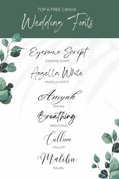 Elevate Your Wedding Design wITH Free Canva Wedding Fonts Wedding Invitation Letter Design, Wedding Fonts Free, Canva Wedding Fonts, Canva Invitations, Canva Wedding Invitations, Cricut Invitations, Font Aesthetic, Boho Fonts, Wedding Invitation Fonts