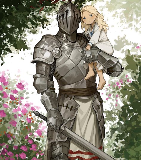 Modern Knight Art, Knight And Fairy, Lady In Armor, Knight Standing Pose, Character Design Older Male, Dynamic Knight Pose, Knight And Princess Drawing Reference, Princess And Knight Drawing, Female Knight Character Design