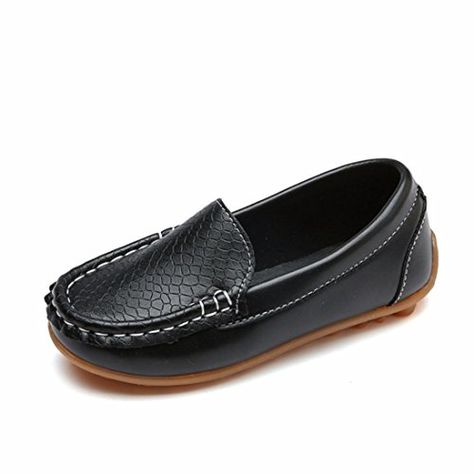 Dainzuy Infant Baby Boys Girls Toddler Solid Leather Sport Lazy Sneaker Casual Boat Shoes (Age:3-3.5T EU:24 US:7.5 Black) - https://t.co/z20NcSg1Kj Boys Loafers, Kids Loafers, Soft Loafers, Kids Leather Shoes, Baby Boy Shoes, Black Leather Shoes, Unisex Shoes, Boy Shoes