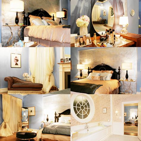 My dream room (Blair Waldorf's bedroom) Gossip Girl Bedroom, Blair Waldorf Bedroom, Blair Waldorf Room, Waldorf Bedroom, Boho Room Inspiration, Girl Room Inspiration, Stile Blair Waldorf, Room Deco, Blair Waldorf