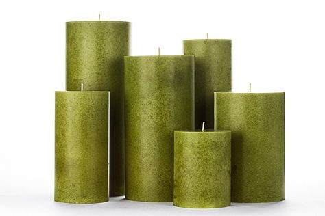 Green Mottled Pillar Candles Green Pillar Candles, Olive Green Color, Holy Grail, Pillar Candle, Food Festival, Business Ideas, Nicaragua, Pillar Candles, Green Color