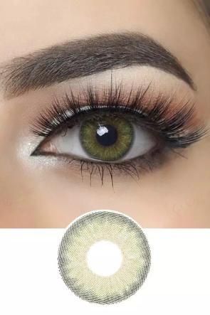 Green Lenses Eye, Contact Lenses For Brown Eyes, Rare Eye Colors, Brown Contact Lenses, Eye Lens Colour, Eye Color Chart, Green Contacts Lenses, Green Colored Contacts, Air Optix