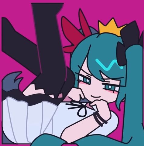 Hatsune Miku App Icon, Rabbit Hole Miku Pfp, World Is Mine Miku, Miku Playlist, World Is Mine, Miku Icon, Miku Hatsune Chibi, Miku Chan, Miku Hatsune Vocaloid