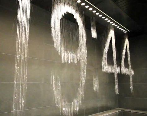 Water Clock, Water Mist, Environmental Graphics, To Infinity And Beyond, Water Droplets, Cool Technology, Cool Stuff, Water Fountain, Science And Nature