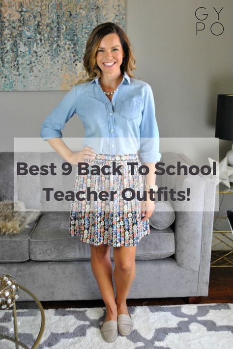 Teacher Outfits 2023 Summer, Teacher Outfits When Its Hot Out, Late Summer Teacher Outfits, Professional Teacher Outfits Women, Teacher Training Outfit, School Teacher Outfits Summer, Teacher Outfits With Skirts, Teacher Outfits Elementary 2023, 2023 Teacher Fashion