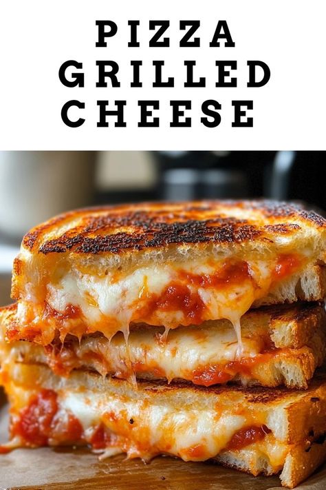 Ingredients: ½ cup unsalted butter, very soft 1 tablespoon grated parmesan cheese 1 teaspoon garlic powder... Crispy Pepperoni, Pizza Grilled Cheese Recipes, Garlic Bread Pizza, Grilled Cheese Recipe, Pizza Grilled Cheese, Pizza Flavors, Grilled Cheese Recipes, Broccoli Cheese Soup, Grilled Sandwich