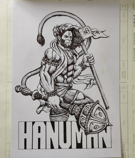 Hanuman Drawing - Yahoo Image Search Results Hanuman Drawing, Pencil Drawing Images, Naruto Sketch Drawing, Easy Mandala Drawing, Pencil Sketch Images, Easy Love Drawings, Best Anime Drawings, Anime Drawing Books, Black And White Art Drawing