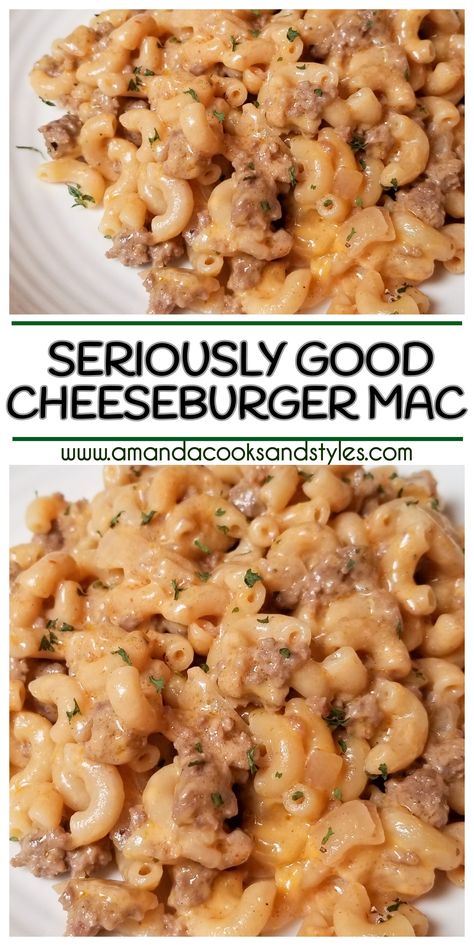 Crock Pot Hamburger Helper Recipes, Easy Hamburger Hotdish Recipes, Hamburger Macaroni Crockpot Recipes, Crockpot Hamburger Macaroni, Vegan Cheeseburger Macaroni, Easy Ground Beef And Macaroni Recipes, Suppers With Hamburger, Cheeseburger Macaroni Recipe, Cheeseburger Crockpot Recipes