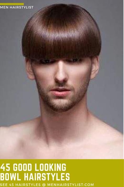 Can modern styling change the way we see the bowl haircut? We believe so because we have found 45 handsome ideas that might just make you want to try this forgotten trend!  #menhairstyle #menhairstylist #bowlhaircut Mod Magazine, Bowl Cut Hair, Trending Hairstyles For Men, Mens Medium Length Hairstyles, Top Hairstyles For Men, Bowl Haircuts, Mens Hairstyles Medium, Straight Hair Cuts, Spiky Hair