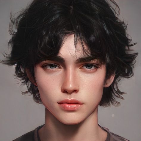 Zane Coleman --- an OC whose picture I created with Artbreeder. Brown Hair Blue Eyes Boys, Brown Hair Male, Dark Hair Blue Eyes, Artbreeder Portraits, Brown Hair Boy, Dark Blue Eyes, Black Hair Boy, Blue Eyed Men, Black Hair Blue Eyes