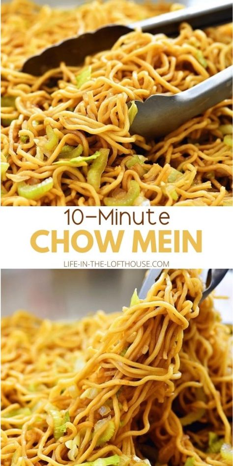 Best Chow Mein Recipe, Easy Chow Mein, Easy Chow Mein Recipe, Recipes Noodles, Easy Delicious Dinners, Chow Mein Recipe, Chicken Chow Mein, Chow Mein Noodles, Chinese Cooking Recipes