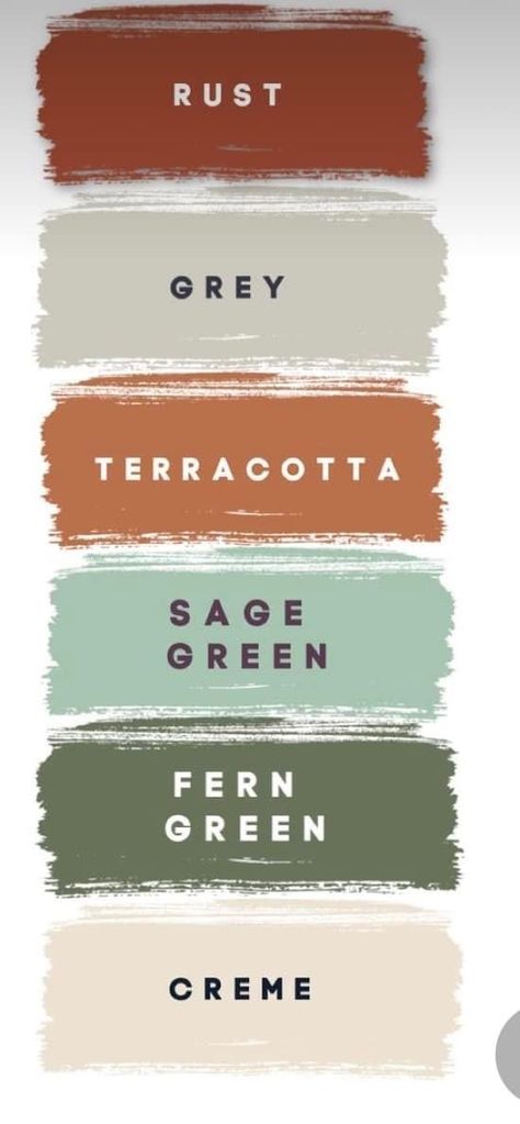 Terracotta And Green, Graphisches Design, Fern Green, House Interior Decor, Paint Colors For Home, Colour Schemes, Color Pallets, House Painting, Interior Decor