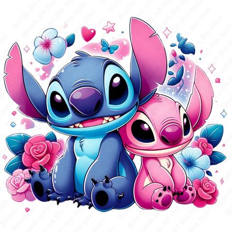 Angel Stitch Disney, Stitch Y Angel, Stitch Images, Angel And Stitch, Angel Lilo And Stitch, Angel Png, Angel Stitch, Lilo And Stitch Characters, Angel Clipart