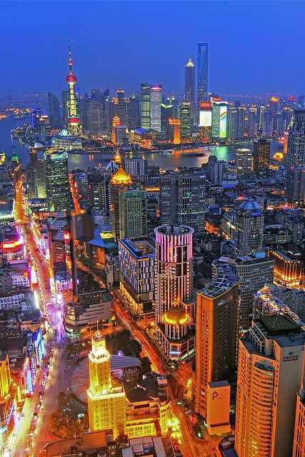 There's a reason why Shanghai is one of the most beautiful cities in the world! Visit China, City At Night, Tall Buildings, Helicopter Ride, Louvre Paris, Shanghai China, China Travel, Places Around The World, Asia Travel