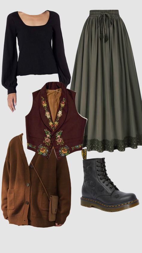 ren faire chiq ig Rennisance Faire Costumes Warm, Fantasy Bounding, Thrifted Ren Faire Outfit, Ren Faire Outfits Crochet, Ren Faire Pants, Ren Faire Costume Cold Weather, Thrift Ren Faire, Ren Fair Accessories, Ren Faire Vendor Booth