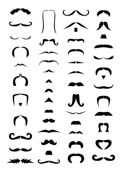 vector | ... vectors Free Company Logo Download, Vector, Icons, Brand Emblems Moustache Party, Mustache Party, Moustaches, Silhouette Projects, Face Painting, Silhouette Cameo, Revenge, Photo Booth, Vector Free