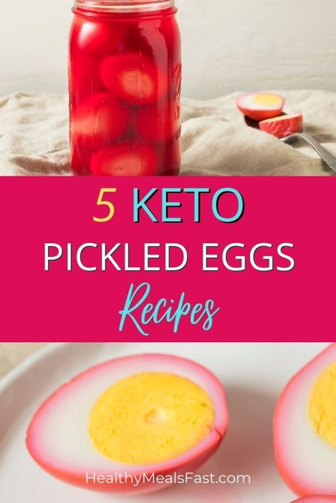 Healthy Pickled Eggs, How To Pickle Eggs Easy, Keto Pickled Eggs, Buffalo Pickled Eggs Recipe, Pickled Eggs With Canned Beets, Bar Pickled Eggs Recipe, Beet Pickled Eggs Recipes, Keto Red Beet Eggs, Bar Style Pickled Eggs Recipe