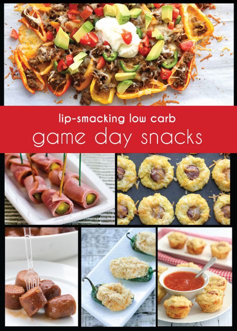 All the best low carb and keto football food, right here! 40 mouthwatering appetizers that won't weigh you down. Party Food Football, Super Bowl Snack Recipes, Football Friends, Easter Food Appetizers, Healthy Superbowl Snacks, Keto Appetizers, Atkins Recipes, Low Carb Appetizers, Game Day Recipes