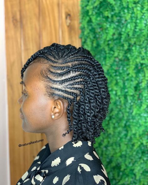 💋✨ #thelanguageofhair😘 Enquiries: click on WhatsApp link in Bio Location: cafe la aziz ya zamani opposite na msikiti… | Instagram Easy Hairstyles For Natural Hair, Updo Cabello Natural, Natural Braid Styles, Natural Hair Flat Twist, Short Hair Twist Styles, Cornrows Natural Hair, Flat Twist Hairstyles, Hairstyle Easy, Protective Hairstyles For Natural Hair