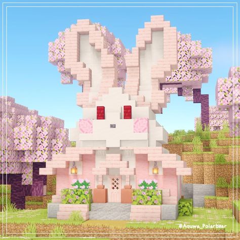 Minecraft Stores, Desain Ux, Blossoms In Bloom, Minecraft Building Ideas, Rumah Minecraft Sederhana, Cherry Blossom Dress, Bangunan Minecraft, Blossom Dress, Minecraft House Plans