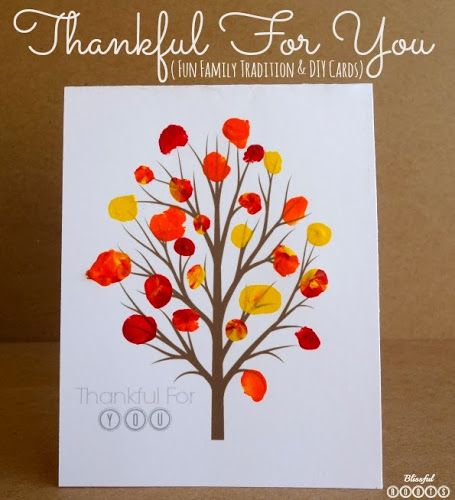 Thankful For You {Fun Family Tradition & DIY Cards} from Blissful Roots Thanks Giving Cards For Kids Diy, Thankful Cards Thanksgiving, Thanksgiving Card Ideas For Kids, Thank You Card Craft, Thankful Cards For Kids, Diy Thank You Cards From Kids, Diy Thanksgiving Cards Handmade, Thanksgiving Diy Cards, Thanksgiving Cards Handmade Kids