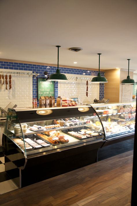 Modern Deli Design, Modern Delicatessen, Butcher Shop Design Interiors, Deli Interior Design, Modern Deli, Deli Interior, Italian Delicatessen, Delicatessen Design, Deli Design