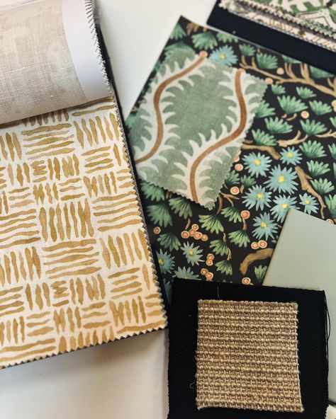 We are thrilled to receive the new collection from @linwood_fabric ! We love their use of colour, their bold designs and superb quality of the cloth. It’s so easy to design around as well with so many interconnecting patterns! Lizzie is putting this scheme together at the moment for a clients study! What do you think? #linwood #studydesign #homeofficedecor #workingfromhome #inspiringhomes Linwood Fabric, Linwood Fabrics, Study Design, The Cloth, Home Office Decor, Our Love, New Collection, You Think, Fabric