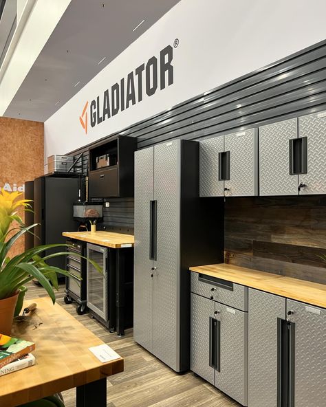 Gladiator Flex Garage Cabinet System Gladiator Garage Storage, Garage Cabinet Systems, Gladiator Garage, Garage Organisation, Garage Cabinet, Garage Makeover, Garage Cabinets, Garage Walls, Organization Solutions