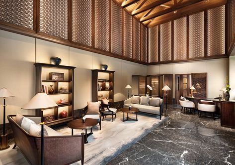 CAPELLA SHANGHAI | BLINK Design Group House Lobby Design, Lobby Wall Design, House Lobby, Lobby Designs, Luxury Hotels Lobby, Interior Hotel, Hotel Lobby Design, Best Home Interior Design, Lobby Interior