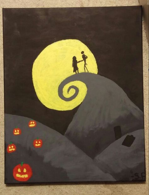 My nightmare before christmas painting Nightmare Before Christmas Painting Easy, Christmas Painting Easy, Nightmare Before Christmas Painting, Zero Nightmare Before Christmas, Sally Nightmare, Sally Nightmare Before Christmas, Christmas Painting, Painting Easy, Christmas Canvas