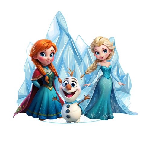 Frozen Cartoon Characters, Elsa And Anna Cartoon, Frozen Clipart, Elsa Cartoon, Christmas Cards Handmade Kids, Frozen Png, Elsa Baby, Frozen Design, Princess Anna Frozen