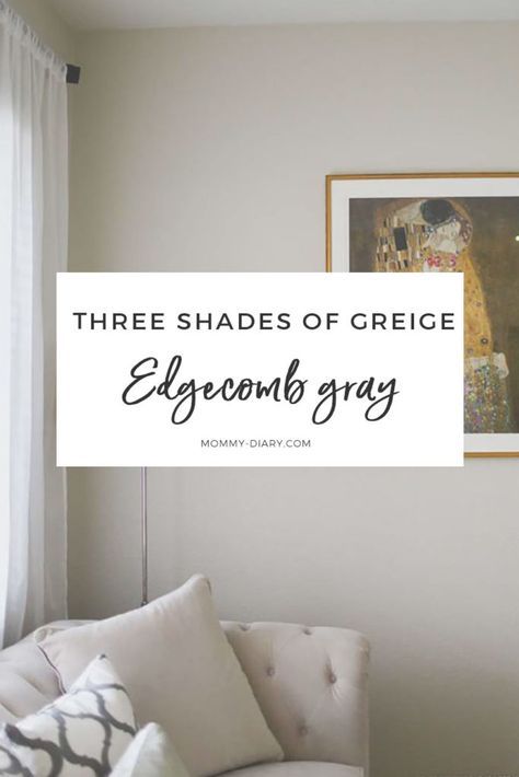 Off White Trim With Gray Walls, Edgecomb Gray Vs Balboa Mist, Curated Living Room, Greige Walls Living Room, Edgecomb Gray Coordinating Colors, Fancy Hallway, Edgecomb Grey, Rental Renovation, Shades Of Grey Paint