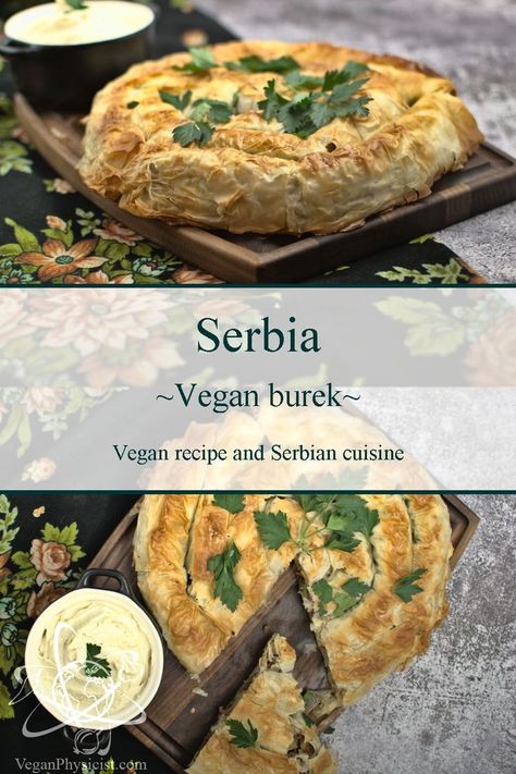 Burek Recipe Vegan, Vegan Filo Pastry Recipes, Vegan Phyllo Dough Recipes, Phylo Pastry Recipes, Burek Recipe, Mince Dishes, Filo Pastry Recipes, Filo Dough, Phyllo Dough Recipes