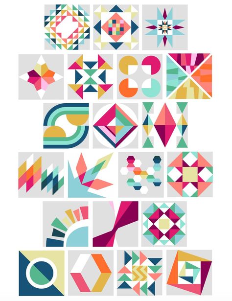 Modern Quilt Blocks, Color Block Pattern, Sampler Quilts, Summer Sewing, Sampler Quilt, Modern Quilt Patterns, Modern Quilting, Block Of The Month, Foundation Paper Piecing