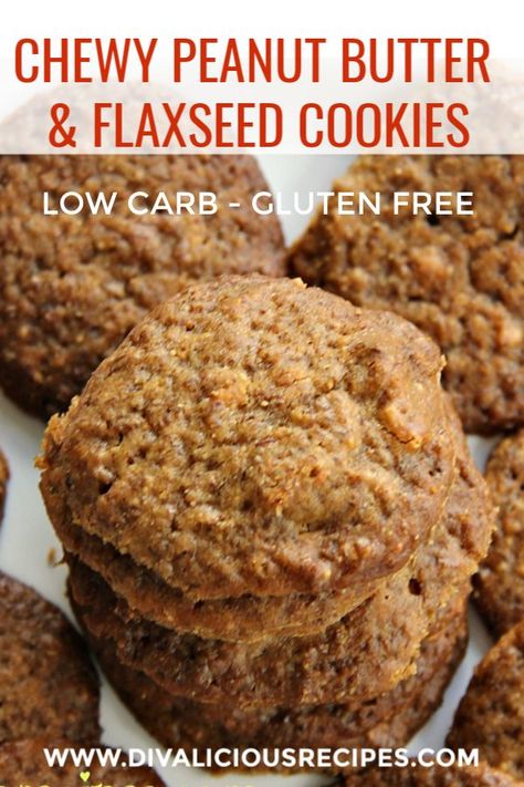 Flax Cookies Healthy, Low Carb Flax Seed Recipes, Cookies With Flaxseed Meal, Flax Seed Recipes Keto, Recipes Using Flaxseed Meal, Flax Seed Cookie Recipes, Flaxseed Flour Recipes, Recipes With Ground Flaxseed, Easy Keto Snack Recipes