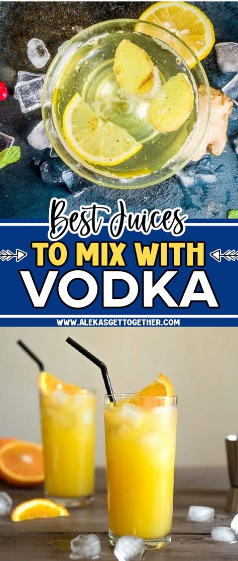 Vodka Drinks Recipes Easy, Best Vodka Mixers, Vodka Mixed Drinks Recipes, Vodka Mixers, Vodka Mixed Drinks, Vodka Recipes Drinks, Best Mixed Drinks, Drink Names, House Makeovers