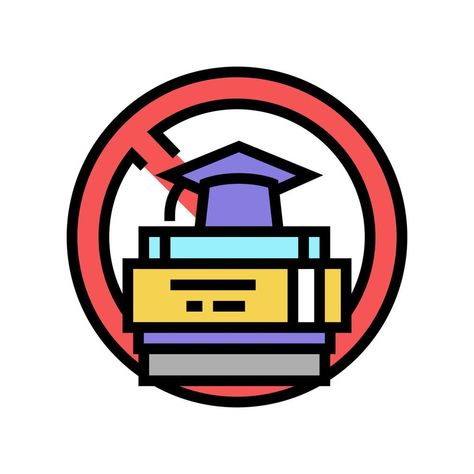 lack of education social problem color icon vector illustration Lack Of Education Poster, Social Problems Illustration, Lack Of Education, Bad Education, Education Policy, Social Problem, Colors For Skin Tone, Basic Drawing, Education System