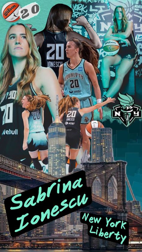 #SabrinaIonescu #wnba #newYorkLiberty #basketball Cool Basketball Wallpapers, Sabrina Ionescu, Kobe Bryant Michael Jordan, New York Liberty, Basketball Background, Soccer Inspiration, Basketball Posters, Basketball Photography, Basketball Wallpaper