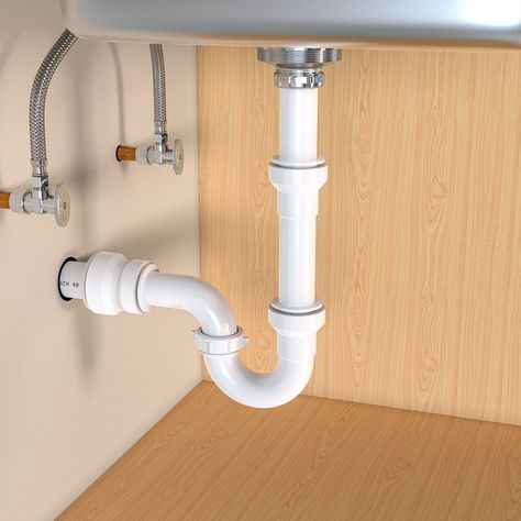 Under Sink Plumbing, Pvc Joints, Under Kitchen Sink, Septic Systems, Sink Plumbing, Bathroom Sink Design, Kitchen Vent, Handyman Projects, Potable Water