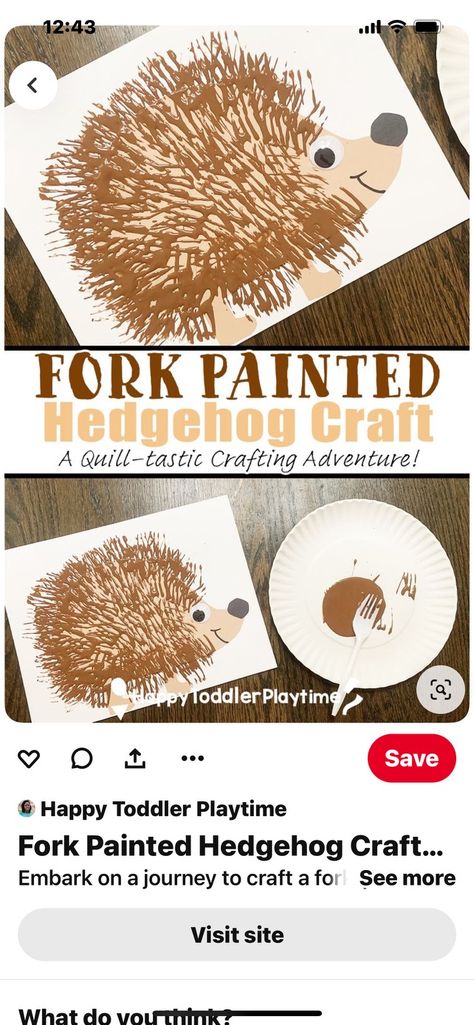 Animal Lessons, Hedgehog Craft, Gross Motor Activities, Forest Animal, Gross Motor, Motor Activities, Forest Animals, Fine Motor, Lesson Plans