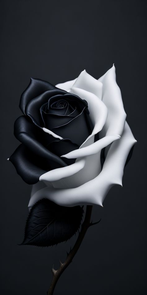 Black Roses Wallpaper, Black And White Roses, White Rose Flower, Rose Flower Pictures, Flower Canvas Wall Art, Lovely Flowers Wallpaper, Android Wallpaper Flowers, Cute Flower Wallpapers, Dark Phone Wallpapers