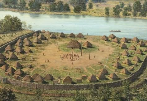 7 Archaeological Sites And Discoveries In Alabama AL Star Fortress, Native American Village, American Village, Floyd County, Trail Of Tears, Native American Artwork, Indian Village, Georgia On My Mind, Archaeological Site