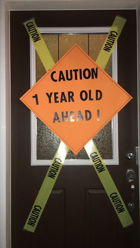 This was posted as party decoration, but it is more pertinent as permanent warning on my door. Tonka Truck First Birthday Party, Construction Birthday Party Appetizers, 1st Construction Birthday Party, Digging Birthday Party, 1st Birthday Party Construction Theme, 1st Birthday Boy Construction Theme, Construction Themed First Birthday, First Birthday Boy Construction Theme, I’m Digging Being 2 Birthday Decor